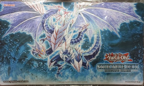 画像1: 【未開封品】氷結界の還零龍 トリシューラ SD凍獄の氷結界 プレイマット (1)