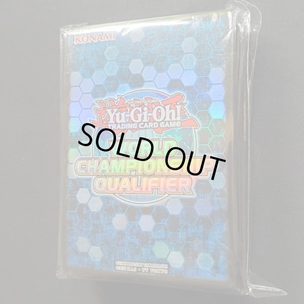 【未開封品】WCQ 2019 スリーブ メタリックブルー ハニカム 青 100枚入